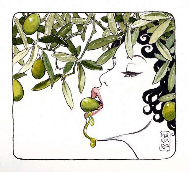 Illustration de Manara, illustrateur italien 